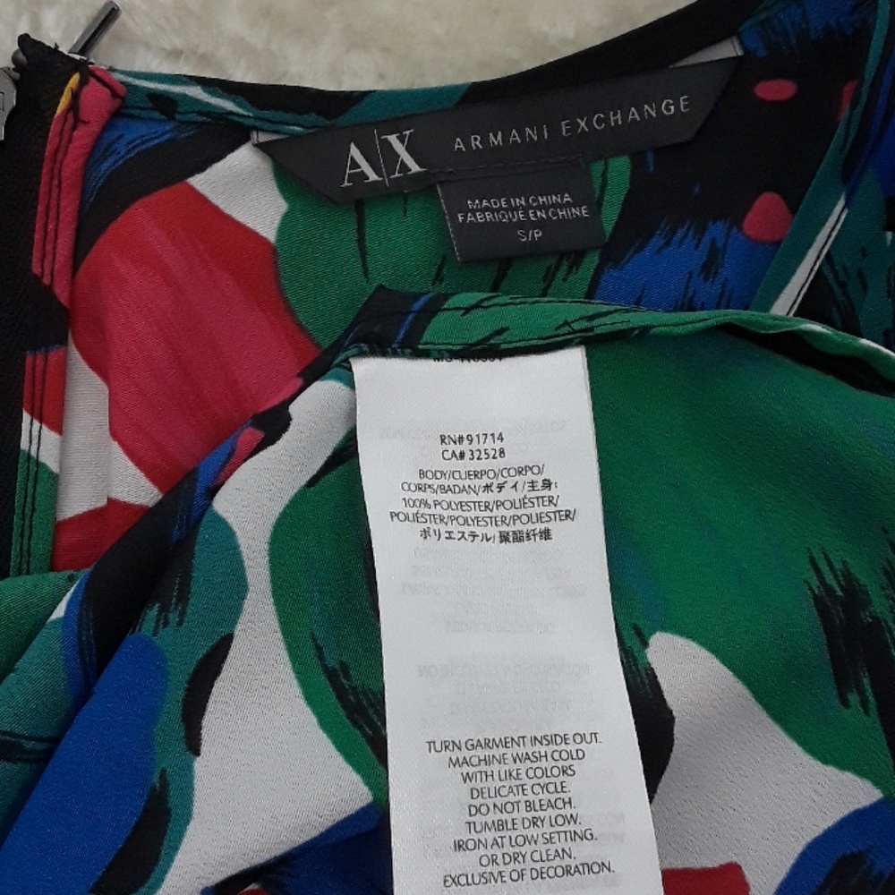 A/X ARMANI EXCHANGE HAPPY FLORAL TOP - Picture 8 of 8
